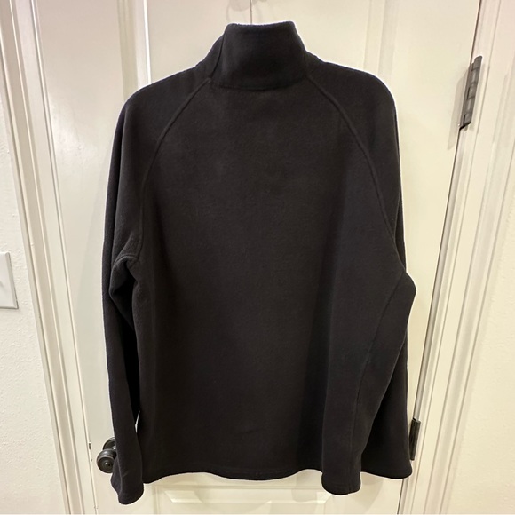 The North Face Men’s Quarter 1/4 Zip Pullover Front Zip Chest Pocket Black - Picture 6 of 9